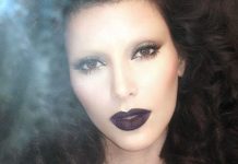 Kim Kardashian trece pe stilul gotic cu un look aproape sinistru