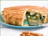 Tarta cu spanac si branza feta
