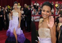 Zoe Saldana, cel mai bine imbracata vedeta din lume in 2010