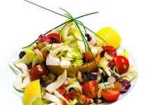 Retete dietetice – Salata cu fructe de mare