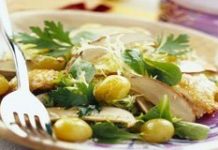 Salate de dieta: Salata de struguri si ciuperci