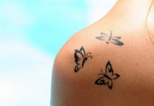 Modele noi de tatuaje pentru fete – Modele de tatuaje cu fluturi