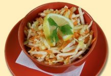 Salata de cruditati – portia zilnica de sanatate