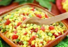 Salata de porumb cu feta si rosii – Salata de dieta