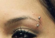 Piercinguri pentru sprancene – modele 2012